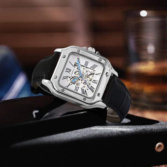 montre squelette visible